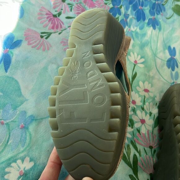 Fly London Yfla Luna Metallic Wedges - 38 - 7/7.5 - Picture 5 of 14